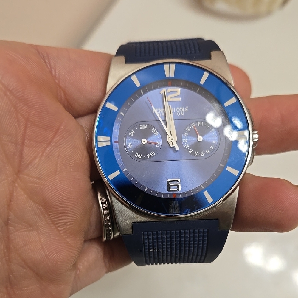Kenneth Cole Blue Dial Men's Watch